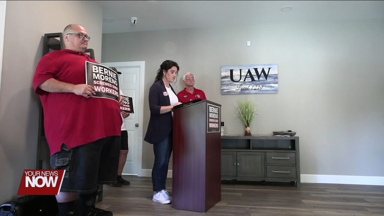 Area unions hold press conference to show support for Sherrod Brown